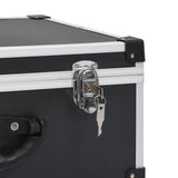 CD Case for 60 CDs Aluminium ABS Black