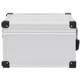 CD Case for 40 CDs Aluminium ABS Silver