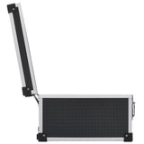 CD Case for 40 CDs Aluminium ABS Black - Rear View