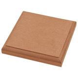 WPC Fence Set 5 Square 879x187 cm Brown