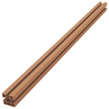 WPC Fence Set 5 Square 879x187 cm Brown