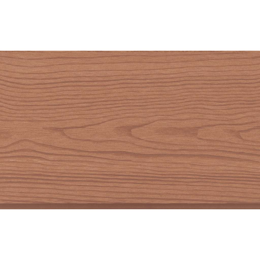 WPC Fence Set 8 Square 1401x187 cm Brown