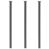 WPC Fence Set 10 Square 1749x187 cm Grey
