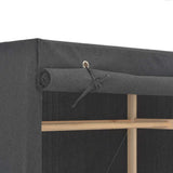 Wardrobe Grey 79x40x170 cm Fabric