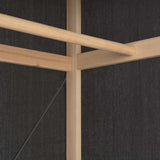 Wardrobe Grey 79x40x170 cm Fabric - 45-Degree Angle