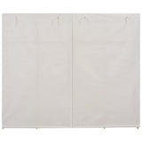Wardrobe White 200x40x170 cm Fabric