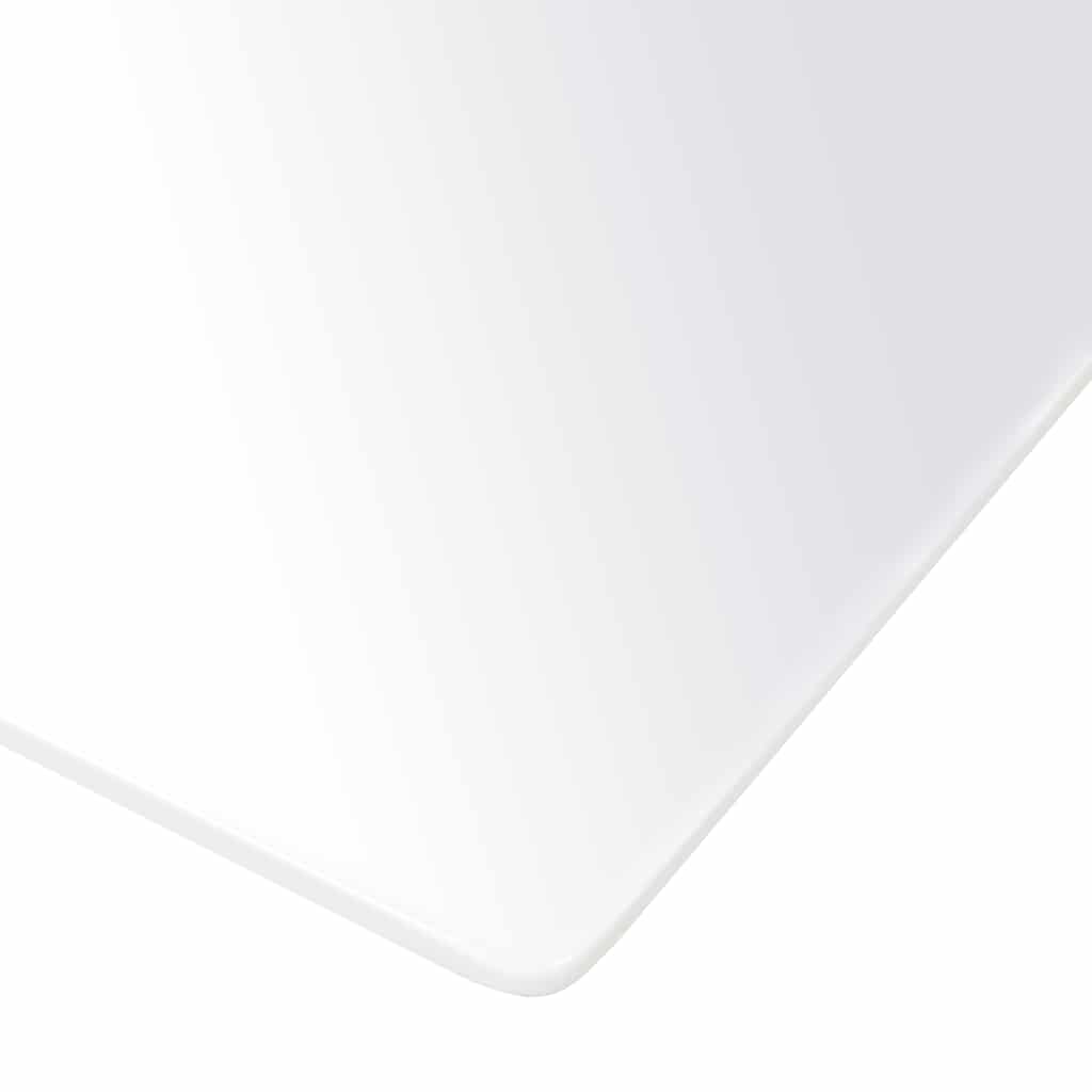 Dining Table High Gloss White 180x90x76 cm MDF