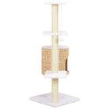 Cat Tree with Sisal Scratching Post Seagrass - Side View