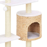 Cat Tree with Sisal Scratching Post Seagrass - 45-Degree Angle