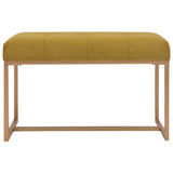 Bench 80 cm Mustard Velvet