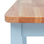 Dining Chairs 2 pcs Grey and Light Wood Solid Rubber Wood