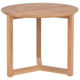 Coffee Tables 3 pcs Solid Oak Wood - Rear View