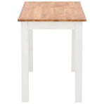 Dining Table 120x60x74 cm Solid Oak Wood