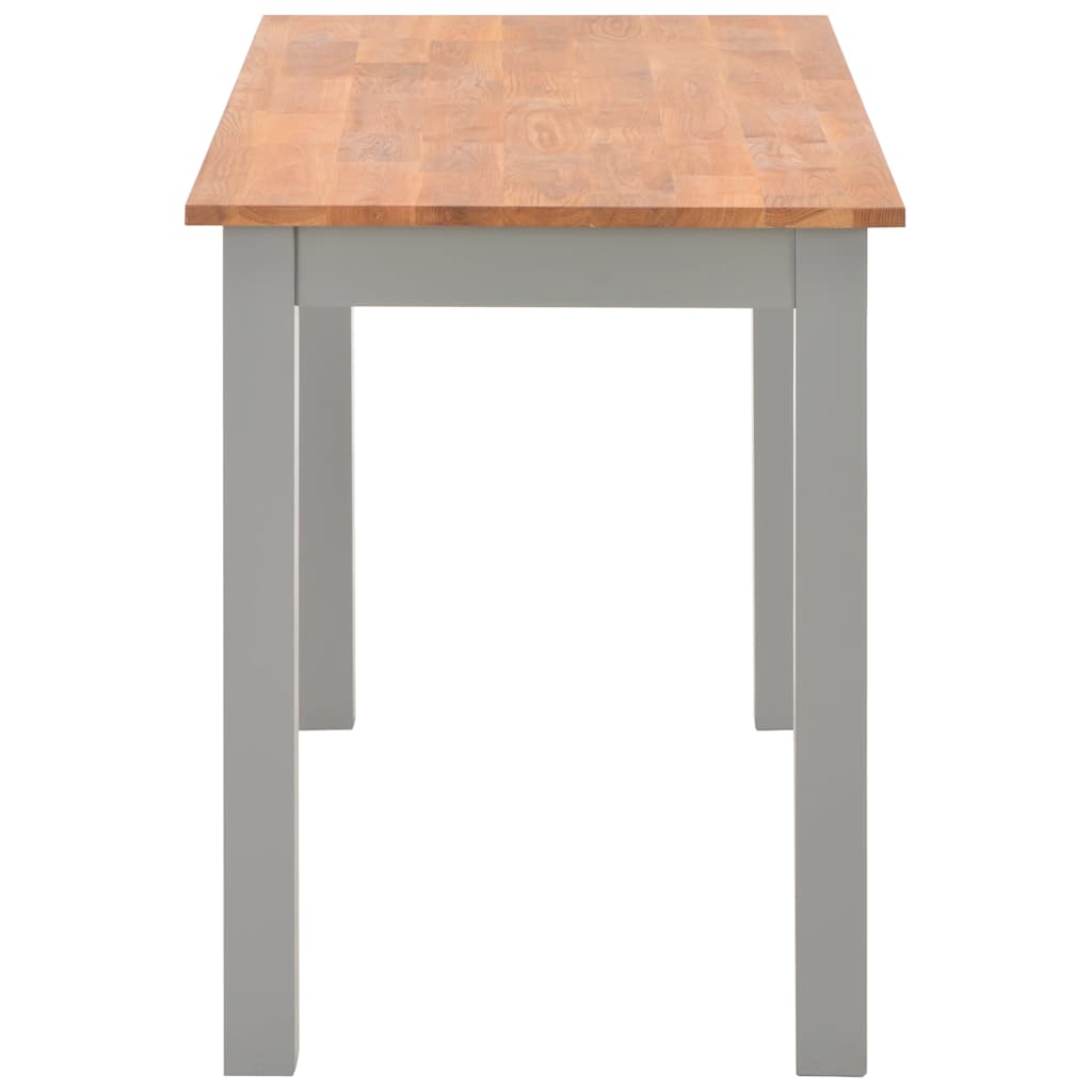 Dining Table 120x60x74 cm Solid Oak Wood
