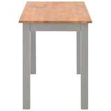 Dining Table 120x60x74 cm Solid Oak Wood - Side View