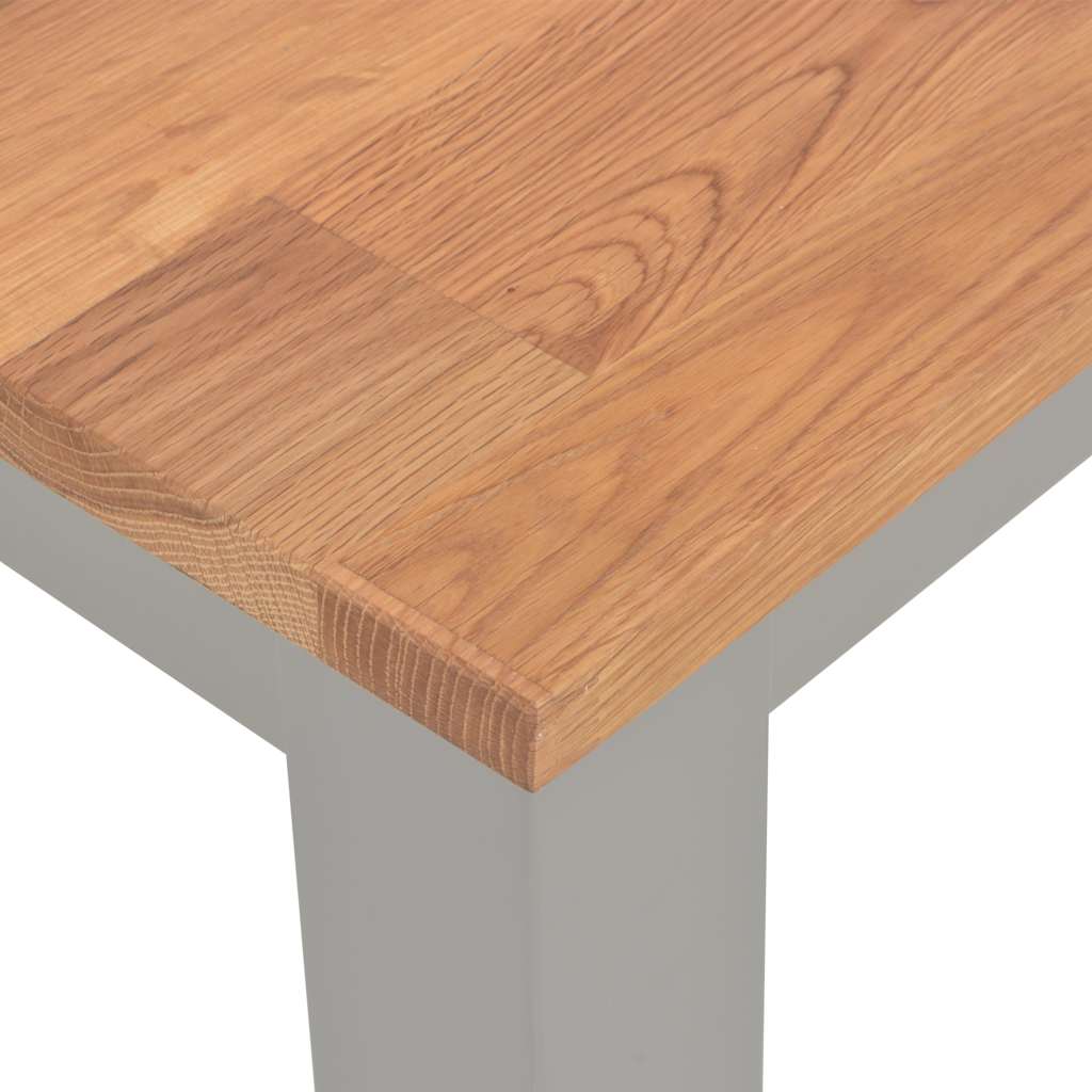 Dining Table 120x60x74 cm Solid Oak Wood