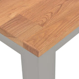 Dining Table 120x60x74 cm Solid Oak Wood