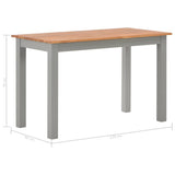 Dining Table 120x60x74 cm Solid Oak Wood