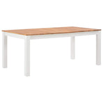 Dining Table 180x90x74 cm Solid Oak Wood