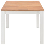 Dining Table 180x90x74 cm Solid Oak Wood