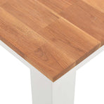 Dining Table 180x90x74 cm Solid Oak Wood