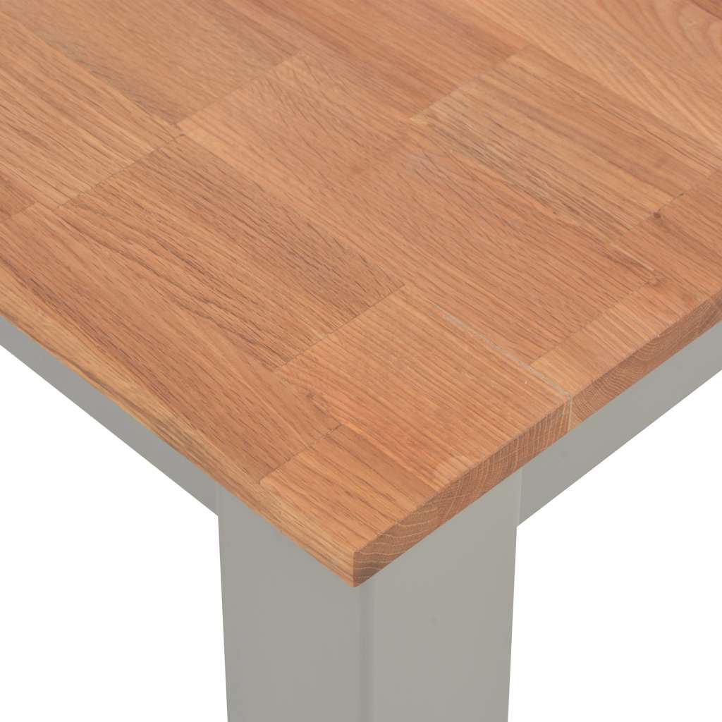 Dining Table 180x90x74 cm Solid Oak Wood