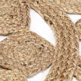 Handmade Rug Braided Jute 150 cm - 45-Degree Angle