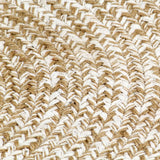 Handmade Rug Jute White and Natural 120 cm