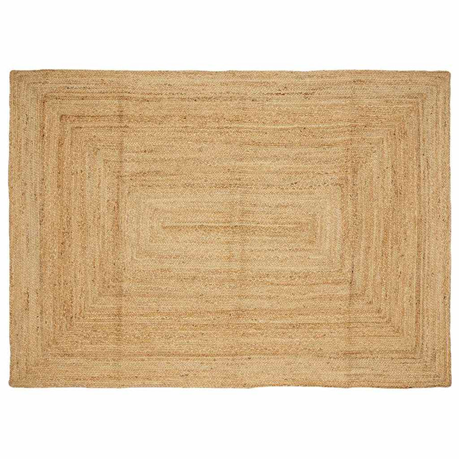 Handmade Rug Jute Natural 160x230 cm
