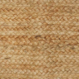 Handmade Rug Jute Natural 160x230 cm - Front View