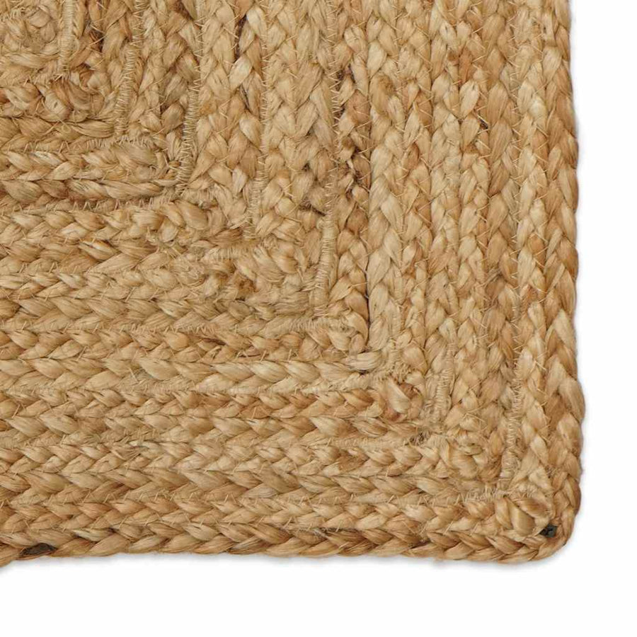 Handmade Rug Jute Natural 160x230 cm