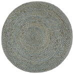 Handmade Pouffe Olive Green 45x30 cm Jute