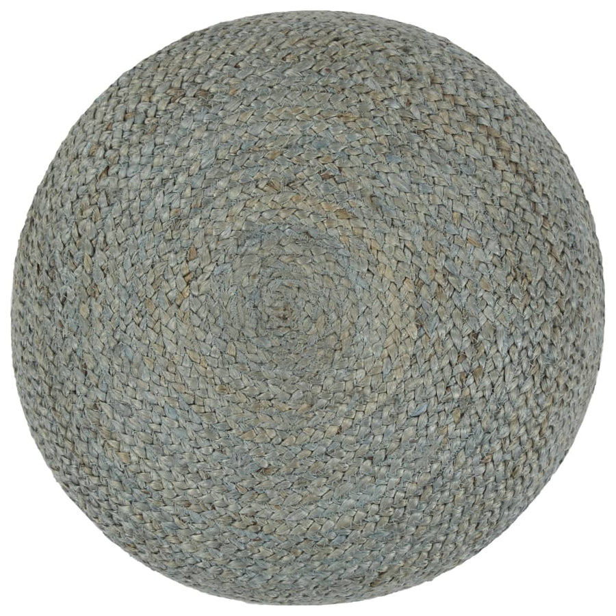 Handmade Pouffe Olive Green 45x30 cm Jute