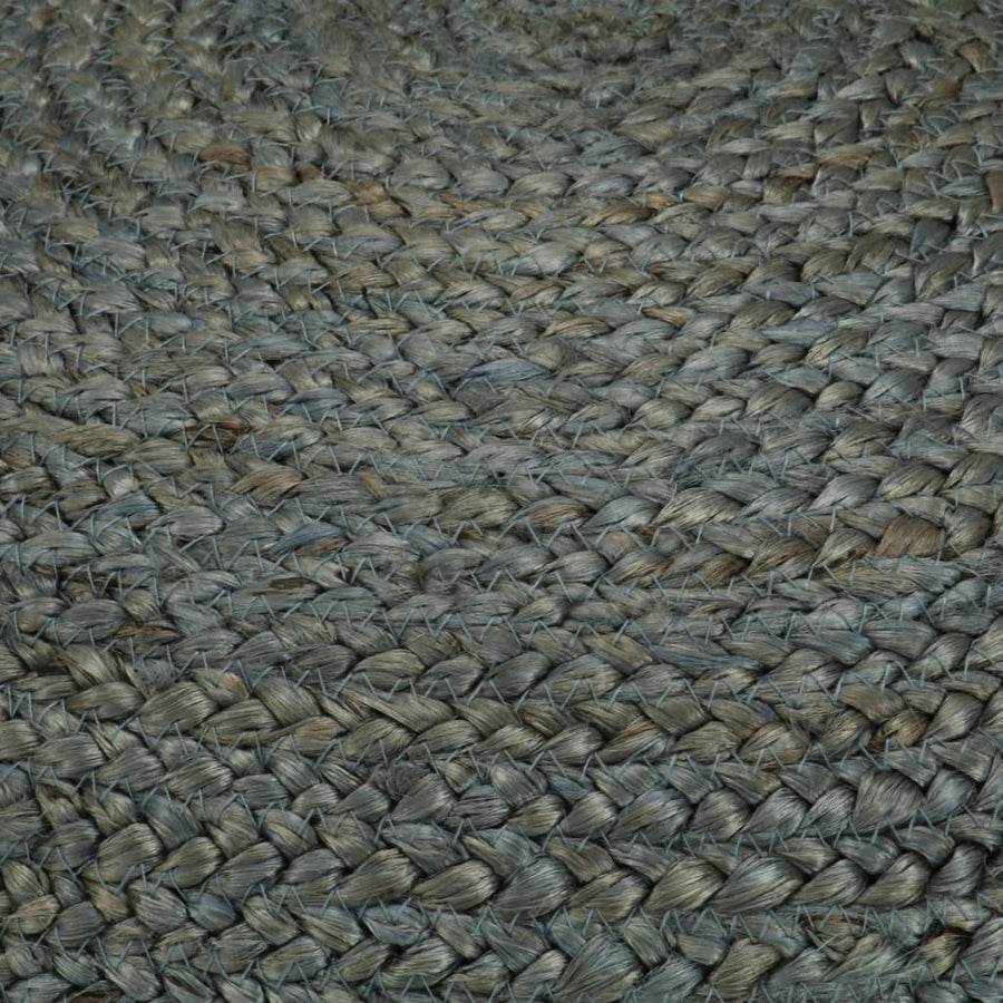 Handmade Pouffe Olive Green 45x30 cm Jute
