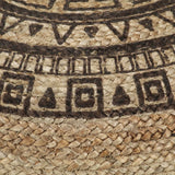 Handmade Pouffe Brown 45x30 cm Jute
