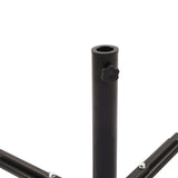 Umbrella Stand with Weight Plates Grey and Black