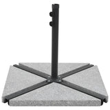 Umbrella Stand with Weight Plates Grey and Black
