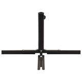 Umbrella Stand with Weight Plates Grey and Black