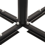 Umbrella Stand with Weight Plates Grey and Black