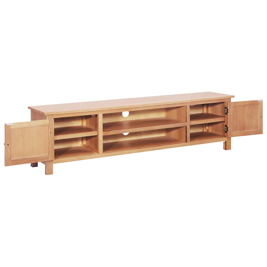 TV Cabinet 165x36x46 cm Solid Oak Wood