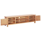 TV Cabinet 165x36x46 cm Solid Oak Wood