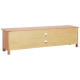 TV Cabinet 165x36x46 cm Solid Oak Wood