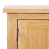 TV Cabinet 165x36x46 cm Solid Oak Wood