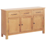 Sideboard Brown 112 x 33.5 x 70 cm Solid oak wood
