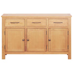Sideboard Brown 112 x 33.5 x 70 cm Solid oak wood
