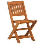 Children's Folding Chairs 2 pcs Solid Eucalyptus Wood