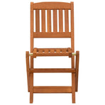 Children's Folding Chairs 2 pcs Solid Eucalyptus Wood