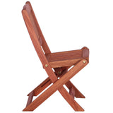 Children's Dining Chairs 2 pcs Solid Eucalyptus Wood - Top-Down View