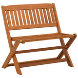 4 Piece Outdoor Dining Set for Children Solid Eucalyptus Wood