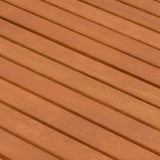 4 Piece Outdoor Dining Set for Children Solid Eucalyptus Wood